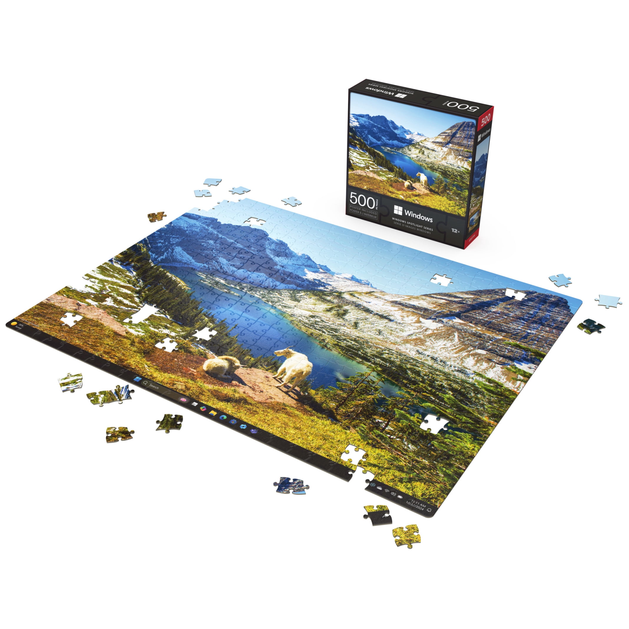 Spin Master Games, Microsoft Windows 500-Piece Jigsaw Puzzle, for Ages 8 and up