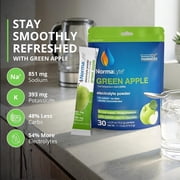 NormaLyte Green Apple Hydration Bag - 30 Sticks - FSA/HSA Eligible Item