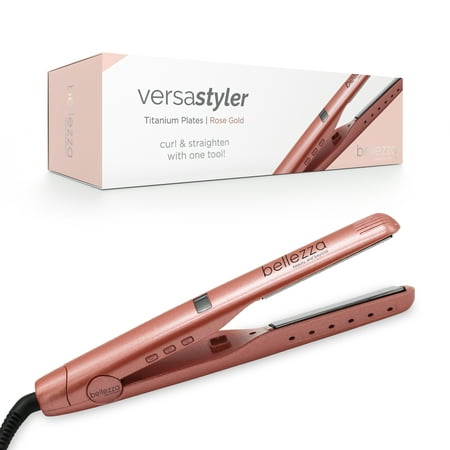 Bellezza Versa Style 2 in1 Professional Hair Straightener and Curler Iron 1