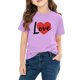 thumbnail image 4 of TaTaai School Season Cute Print Short Sleeve T-Shirt, Valentine's Day Casual Top, Unisex All Season Graphic Tee Gift, 4 of 8