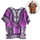 thumbnail image 5 of Camiseta Dashiki africana para hombres y mujeres, manga corta, ropa tribal cómoda de verano, cuello en V, ropa clásica con estampado Floral Tal única Sunnimix Camisa Africana Dashiki, 5 of 7