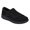 Black, variant on Wide Width Walking Shoes for Women Adjustable Hook and Loop Strap Slip On Breathable Low Seam Cushioned Non Slip Roomy Toe