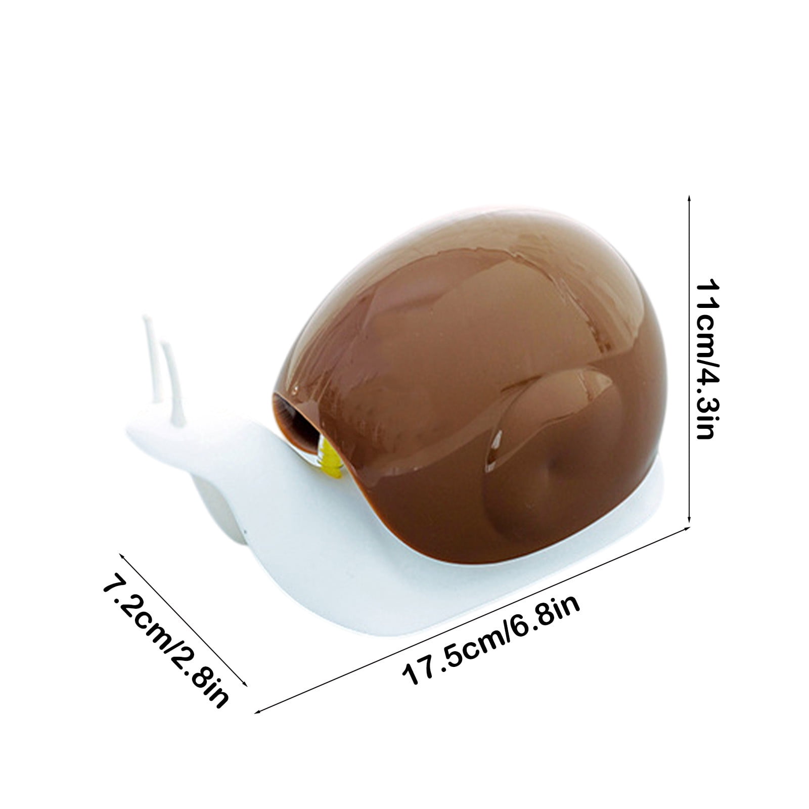 TaTaai 1Pcs Cute Snail Soap Dispenser - Hand Soap Pump for Bathroom & Kitchen, Lotion, Shampoo, Shower Gel Dispenser, Durable & Leak-Proof Design, Bathroom Accessories