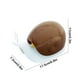 thumbnail image 3 of Dispensador de loción de jabón de manos en forma de caracol | Contenedor de bomba de plástico | Boca ancha | Decorativo para Baño Cocina | 17,5x11x7,2 cm | Ecológico | Café blanco negro | 1, 3 of 6
