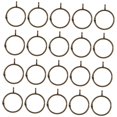 thumbnail image 4 of Hemoton  20 Pcs Bathroom Curtain Circles Iron Rings Pleat Tape Advanced Outdoor Green, 4 of 8