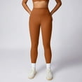thumbnail image 5 of Pantalones de Yoga acanalados para mujer, mallas deportivas de cintura alta con realce, mallas superelásticas para entrenamiento de gimnasio, pantalones para correr, 5 of 5