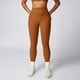 thumbnail image 5 of Pantalones de Yoga acanalados para mujer, mallas deportivas de cintura alta con realce, mallas superelásticas para entrenamiento de gimnasio, pantalones para correr, 5 of 5