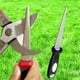 thumbnail image 2 of Afilador de Cuchillos de Metal con Doble de Lija, Herramientas de Jardinería, Afilador de Cuchillos de Mano, 2 of 5