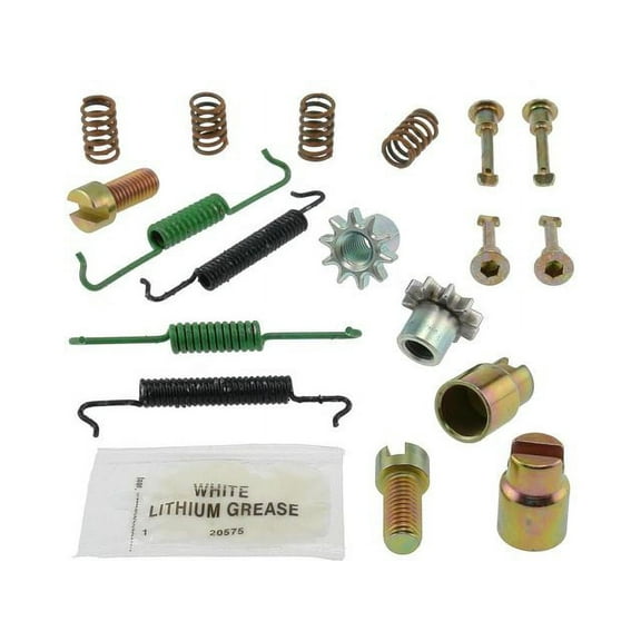 Rear Parking Brake Hardware Kit - Compatible with 2000 - 2018 BMW X5 2001 2002 2003 2004 2005 2006 2007 2008 2009 2010 2011 2012 2013 2014 2015 2016 2017