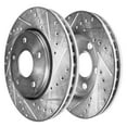 thumbnail image 7 of Detroit Axle - Front And Rear Drilled And Slotted Rotors Replacement for Oldsmobile Alero Pontiac Grand AM Automotive Replacement Brake System Parts Brake Rotors - 4pc Set, 7 of 7