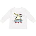 thumbnail image 3 of Inktastic My Aunt Loves Me Penguin Boys or Girls Long Sleeve Toddler T-Shirt, 3 of 5