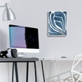 thumbnail image 4 of Epic Art 'Blue Stylized Leaf I' by Regina Moore, Acrylic Glass Wall Art, 12"x16", 4 of 8