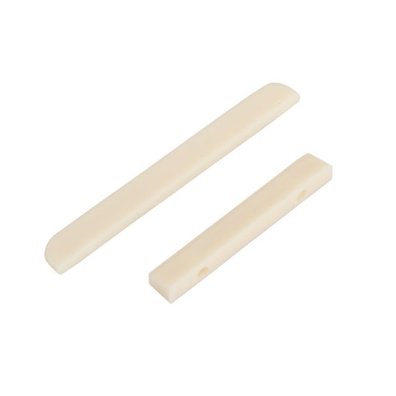 HAMPPLIES 1Set Bone Saddle for Classical Guitar with Sound Improvement Beige 5.3x0.8x0.7cm Plastic