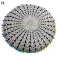 thumbnail image 1 of EIMELI Housse de Coussin de Sol Mandala Bohème Rond 43cm Décoration Canapé Maison, 1 of 8