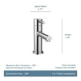thumbnail image 2 of Moen 6190Bg Brushed Gold One-Handle Bathroom Faucet, 2 of 7
