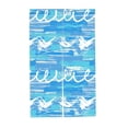 thumbnail image 7 of XMXT Japanese Noren Doorway Room Divider Curtain,Blue Abstract Lines Restaurant Closet Door Entrance Kitchen Curtains, 34 x 56 inches, 7 of 7