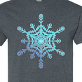 thumbnail image 4 of Inktastic Christmas Blue Ice Snowflake T-Shirt, 4 of 5