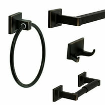 Redwood Series 4 Piece Bath Hardware Bathroom Accessory Set, Oil Rubbed Bronze