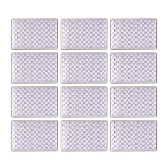 Saleen Rectangular Placemat (Ice Blue, Set of 12)