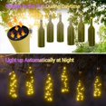 thumbnail image 4 of 5 Luces Solares de Cadena para de Vino, 2 M, 20 LED, Alambre de Cobre, para Decoración de Bodas, Fiestas y Jardines, Multicolor., 4 of 6