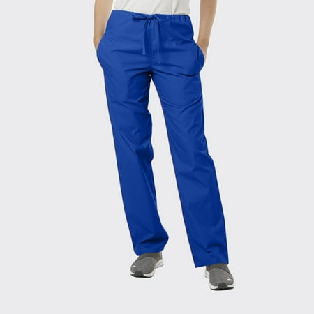 

SPECTRUM UNIFORMS Unisex Scrub Pant Ultrasoft Classic Scrub Pants Drawstring Waist Pant Ideal for Medical Professionals Pant Royal Blue