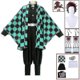 thumbnail image 1 of Demon Slayer Kimetsu No Yaiba Tanjirou Kamado Cosplay disfraz Kimono Navidad uniforme de Anime conjunto para niños adultos, 1 of 5