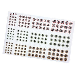 3D-Holographic Fishing Lure Eyes For Fly Tying Stickers 6mm, 8mm