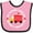 Pink and Black, variant on Inktastic My Grammy Loves Me Valentine Truck Boys or Girls Baby Bib