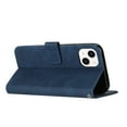 thumbnail image 3 of SaniMore Wallet Case for iPhone 14 6.1" 2022, Durable PU Leather Case Kickstand Magnetic Clasp Cash Pocket Card Holders Shockproof Anti-drop Full Body Protective Case For iPhone 14, Blue, 3 of 14