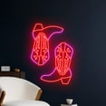 thumbnail image 5 of Handmadetneonsign Cowboy Boots Led Sign, Cowboy Neon Light, Cowgirl Disco Neon Sign, Western Music, 5 of 5