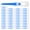 Blue, variant on Huhudde 50Pcs/pack More Distance Consistent Height Golfs Tees Standard Castles Golfs Tees Set for Golfs Driver Training