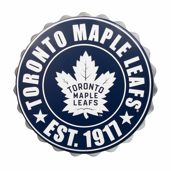Forever Collectibles Toronto Maple Leafs Bottle Cap Wall Logo