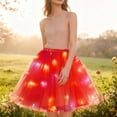 thumbnail image 3 of Roncen Jupe Tutu Lumineuse Rave Danse de Ballet Jupes Costume Led pour Femmes et Filles, 3 of 3