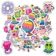 thumbnail image 6 of 35pcs-70pcs Cute Alien DIY Stickers Animal Stationery Stickers Reward Stickers for Phone Laptop Suitcase, 6 of 9