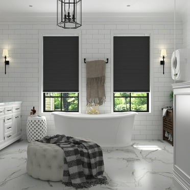 Motorized Honeycomb Blinds: Ultimate Light Control and Privacy at Your Fingertips Grey 39 x 72