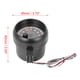 thumbnail image 2 of Coche 0-8000 RPM Blanco LED Retroiluminado Tacómetro Calibre Kit Mate Negro, 2 of 6
