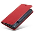 thumbnail image 3 of iPhone XR Wallet Case iPhone XR Luxury PU Leather Case, Book Folding Flip Retro Case with Kickstand, [RFID Blocking] Credit Card Slot Magnetic Closure Protective Cover, Red, 3 of 6
