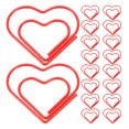 thumbnail image 1 of MasteelfCA 100 Pcs Trombones Cœur d'Amour Trombones Marquage Épingle Signet Papeterie Accessoires de Bureau (Rouge), 1 of 9