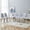 Light Gray#96, variant on Dining Chairs Black Minimalist Ergonomic Dining Chair, With A Curved Backrest For Comfortable Design,Unlocking A Comfortable And Minimalist New Sitting Posture. A Pack Of 4.Available In Black And Whi