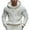 002 White, variant on Men Sweatshirts Pullovers Sweaters Loose Splice Hooded Knitted Drawstring Thick Warm Tops