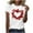 #05 White, variant on Valentine's Day Shirts for Women Casual Girl Friend Gift T Shirt Cute Love Heart Graphic Printed Tees Short Sleeve Round Neck Tshirt Top