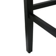 thumbnail image 6 of Costaelm Bulmon 29" Upholstered Bar Stool with Nail Head Trim, Black/Gray, 6 of 8