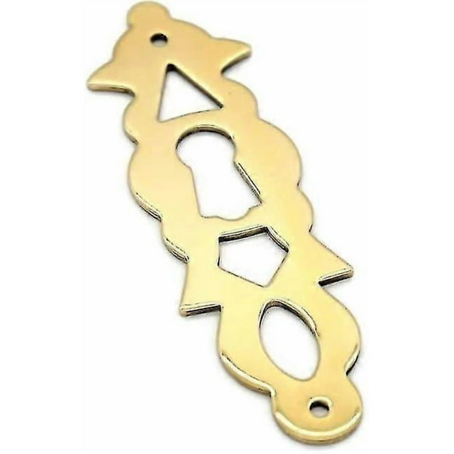 Lock Keyhole Cover Plate Chippendale Keyhole Cover Plate Antique Colonial Keyhole Cover Plate 2-5/8 High Lock Escutcheon Great For China Closets Hu