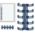 thumbnail image 4 of Binders, 60 Sheets Plastic Clip 20Pcs Segmented Design Binding Rings Binder for Office School, 4 of 7