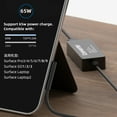 thumbnail image 4 of CY DC 5.5x2.5mm Jack 65W 20V 15V-24V to Surface Pro3 Pro4 Pro5 Pro6 Pro7 Pro8 Pro9 Book Pro Charge Cable, 4 of 7