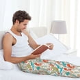 thumbnail image 5 of Naloa Wild Sea Life Pajama Pants Men, PJ Bottoms, Sleep & Lounge Pants-Small, 5 of 6