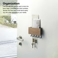thumbnail image 3 of Estante de pared Advancent Caja de gancho decorativa Color Nogal, 3 of 6