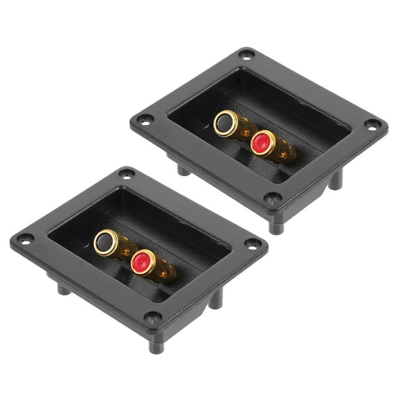 2 Pcs Speaker Wire Wall Plate Terminals to Adapter Junction Box