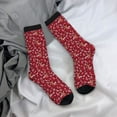 thumbnail image 5 of Cauagu Festive Reindeer Print Crew Socks for Women and Men,Adult Athletic Running Socks 1-Pair Sports Socks Work Gear Socks with Moisture Wicking, 5 of 6