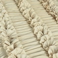 thumbnail image 4 of EvJk Camel Blackout Window Curtain 54" x 84", 2 Panels Curtains with Handmade Ruffles, 4 of 5